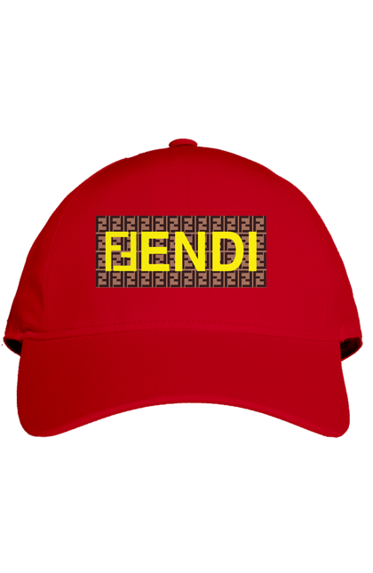 Cap with prints Fendi. Bag, brand, clothes, fashion, fashion house, fendi, italy, luxury, lvmh. 2070702