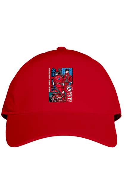 Cap with prints Akira Shotaro Kaneda. Akira, anime, cyberpunk, manga, shotaro kaneda. 2070702