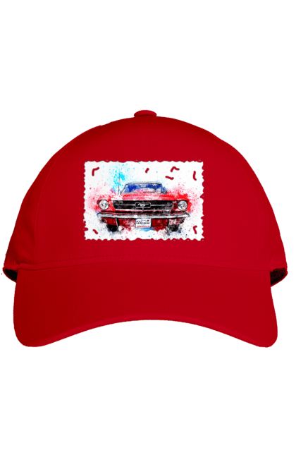 Кепка з принтом "Автомобіль мустанг". Автомобіль мустанг, донати, допомога, дорога, колесо, конь, машина, мустанг, пейпел, україна. 2070702