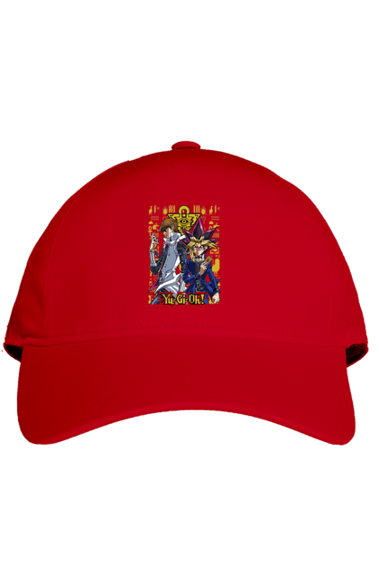 Cap with prints Yu Gi Oh! Seto Kaiba. Anime, manga, player, seto kaiba, shareholder, yu gi oh, yugio. 2070702