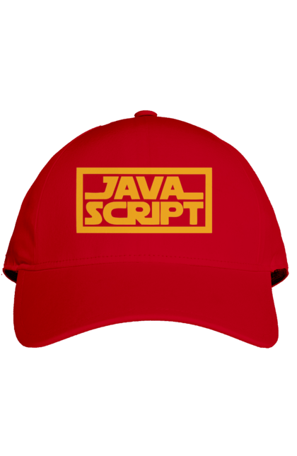 Кепка з принтом "Джава скрипт". Айті, айтішник, джава скрипт, для айтішника, для програміста, подарунок айтішнику, подарунок програмісту, програміст, розробник, ява скрипт. 2070702
