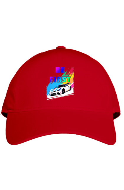 Кепка з принтом "Гонка". Автомобільний, гонка, спортивна машина, спортивний автомобіль. 2070702