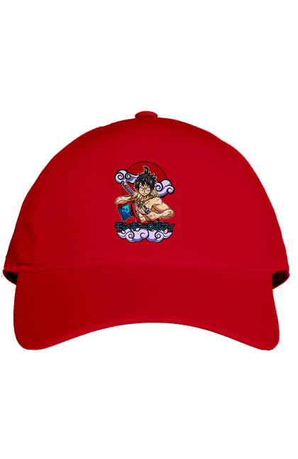 Cap with prints One Piece Luffy. Anime, luffy, manga, monkey de luffy, one piece, pirates. 2070702