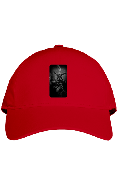 Кепка з принтом "Слава зсу". Гвинтівка, зброя, літак, перемога, солдат, україна. 2070702