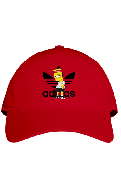 Кепка з принтом "Adidas Барт". Adidas, bart, адідас, барт, мультфільм, серіал, сімпсон. 2070702