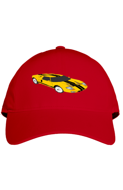 Кепка з принтом "Авто". Авто, гонки, дом, скорость, спорткар. 2070702