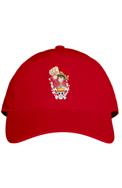 Cap with prints One Piece Luffy. Anime, luffy, manga, monkey de luffy, one piece, pirates. 2070702