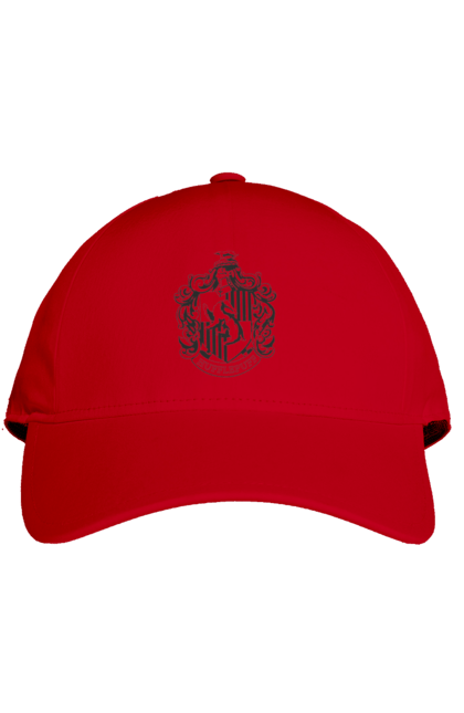 Cap with prints Harry Potter Hufflepuff. Faculty, franchise, harry potter, hogwarts, hufflepuff. 2070702