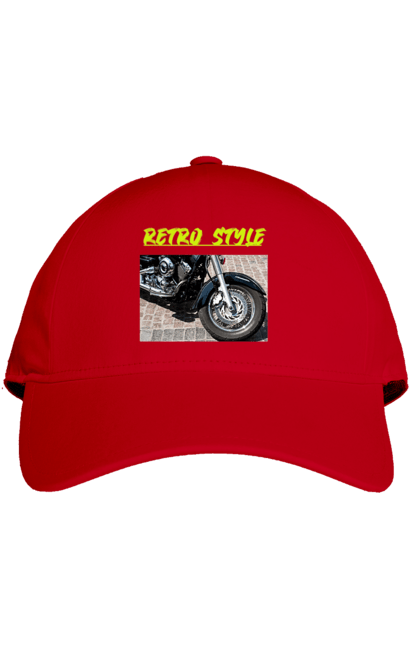 Cap with prints Moto2. Bike, motorbike, retro, road, speed, style. 2070702