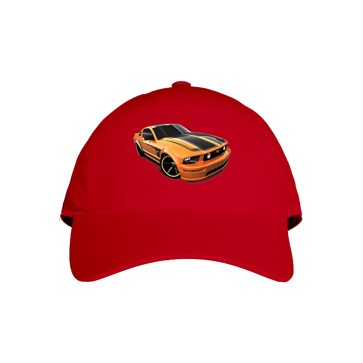 Orange, high speed car