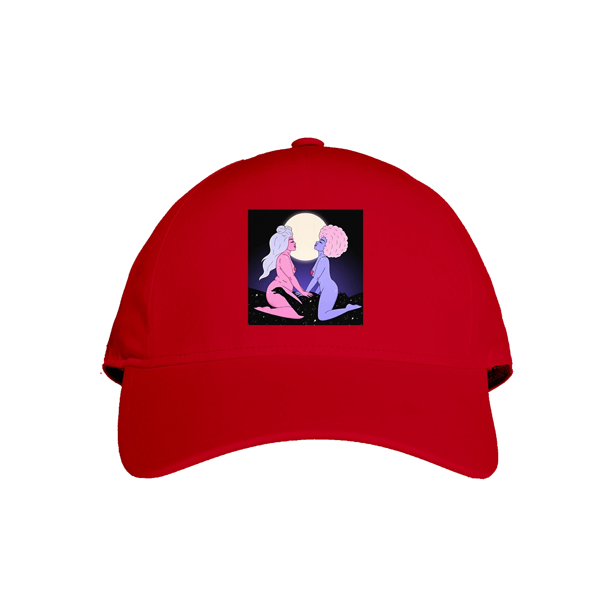 Two Aliens And The Moon