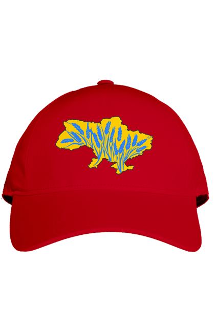 Кепка з принтом "Україна". Зерно, мапа, патріотичне зображення, пщениця, україна, українська тематика. 2070702