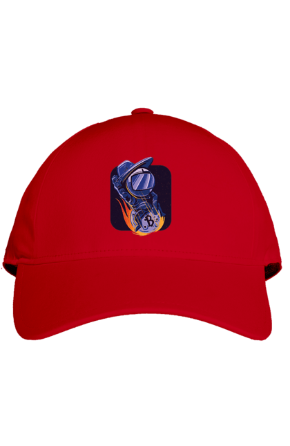 Кепка з принтом "Космо біткоїн". Биткоин, бінарний, біткоїн, біткойн, валюта, гроші, крипто, програміст, хакер. 2070702