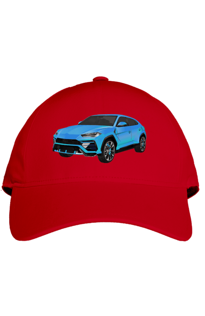 Кепка з принтом "Ламборгіні Урус". Автомобіль, ламборгіні, ламборгіні урус, урус. 2070702