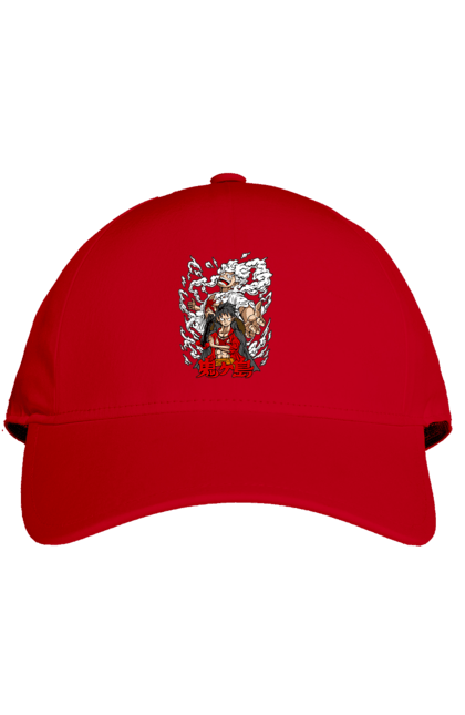 Cap with prints One Piece Luffy. Anime, luffy, manga, monkey de luffy, one piece, pirates. 2070702