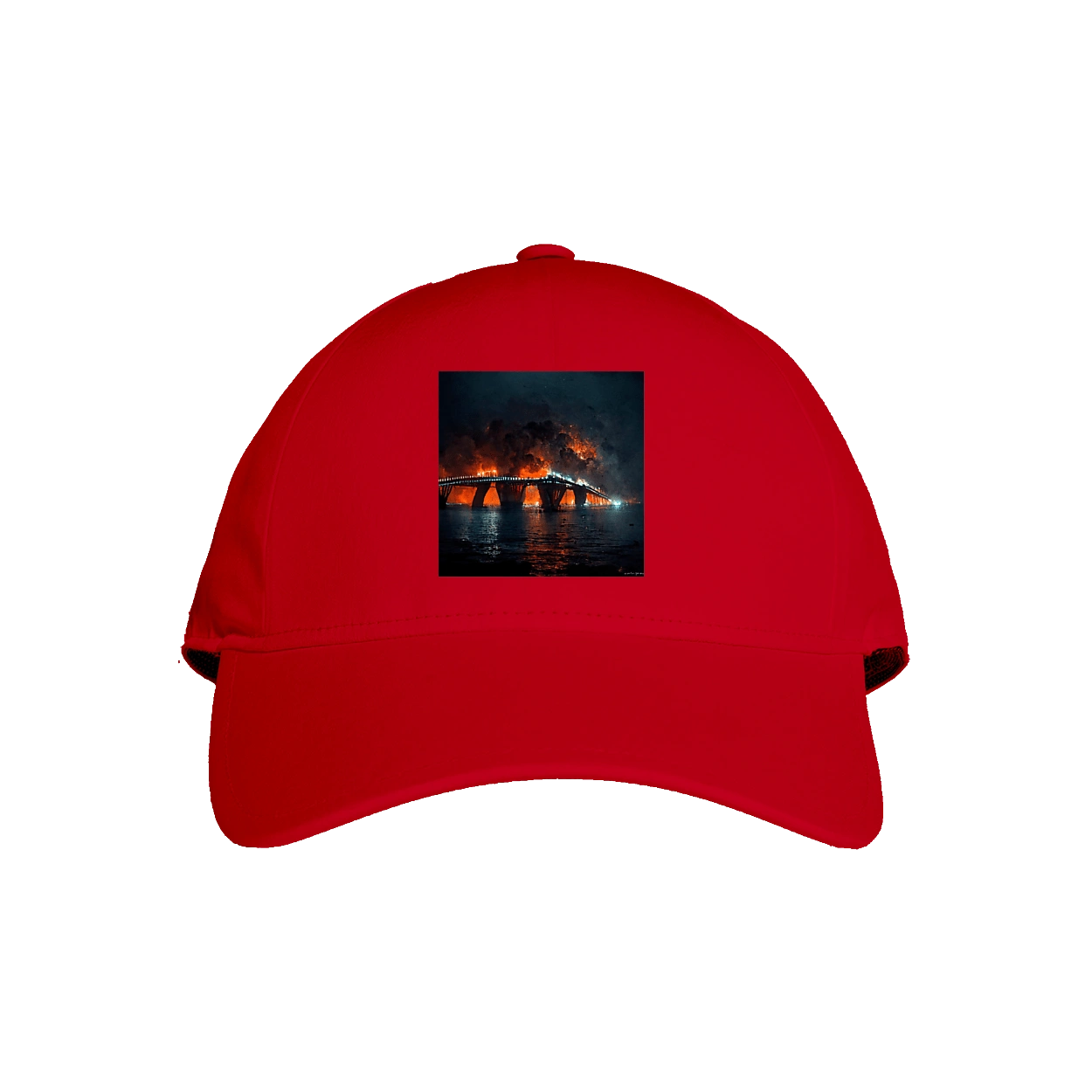 The Crimean bridge is on fire