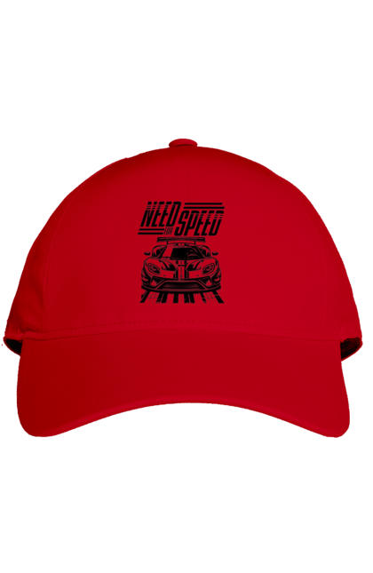 Кепка з принтом "Жага швидкості". Відео ігри, гонки, ігри, комп ютерні ігри, машини, симулятори, швидкість. 2070702