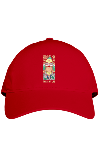 Cap with prints THIS IS MY LIFE KRUSTY plus. Clown, krusty, krusty the clown, simpsons. 2070702