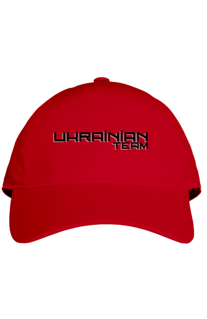 Кепка з принтом "Команда україни". Написи, патріотам, патріотичні написи, прикольні написи, українська команда. 2070702