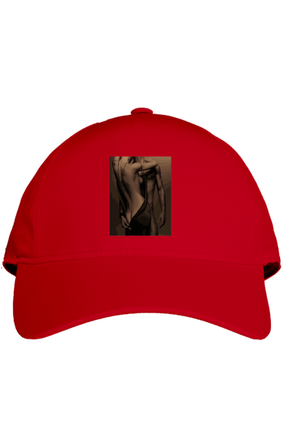 Кепка з принтом "Інтрига". Взаємність, захоплення, інтрига, любов, неможливо встояти, секс, чоловік і жінка. 2070702