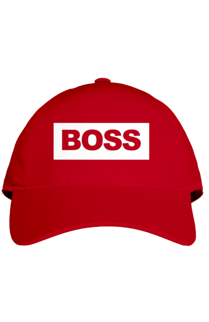 Кепка з принтом "Boss". Босс, головний, господар, директор, шеф. futbolka.stylus.ua