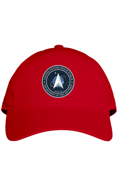 Cap with prints United States Space Force. Emblem, political, politics, space, space force, space travel, united states, ussf. 2070702