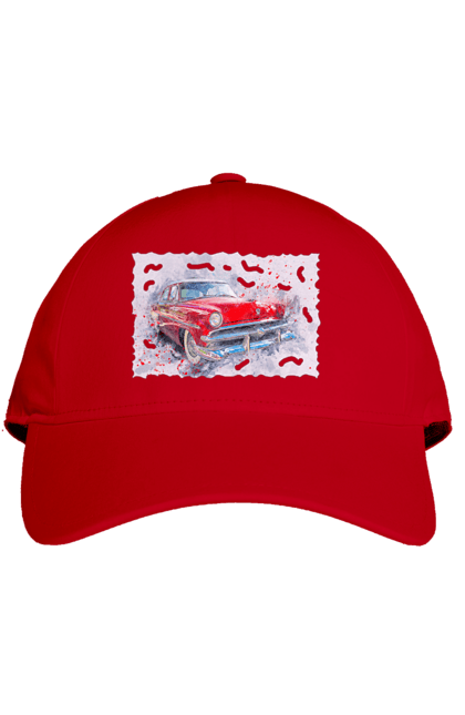 Кепка з принтом "Автомобільний газ". Gaz, автомобиль, автомобільний газ, дорога, колесо, перемога. 2070702