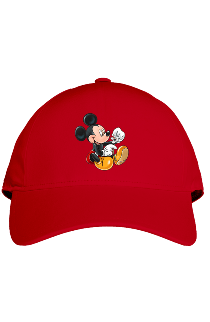 Cap with prints Mickey Mouse. Cartoon, disney, mickey, mickey mouse. 2070702