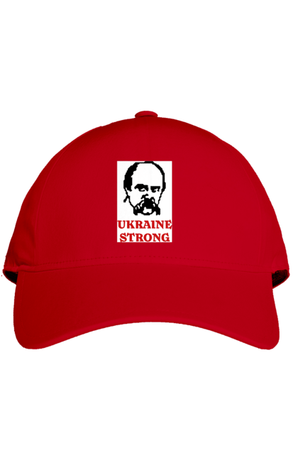 Кепка з принтом "Тарас Шевченко". Бавовна, бавовнятко, війна, герб, доброго вечора, зсу, прапор україни, русский военный корабль, тарас шевченко, україна. 2070702