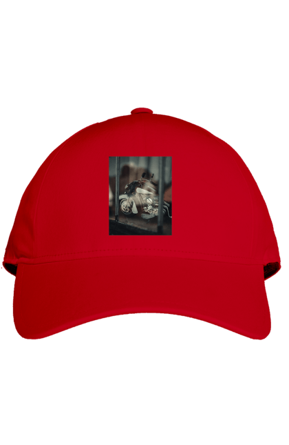 Кепка з принтом "Мото". Байк, дорога, мото, сила, швидкість. 2070702