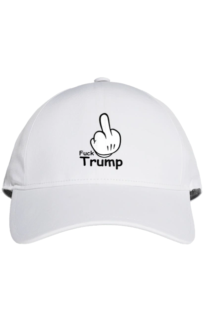 Кепка с принтом К черту Трампа. America, fuck, trump, usa, америка, к черту, президент, сша, трамп. 2070702