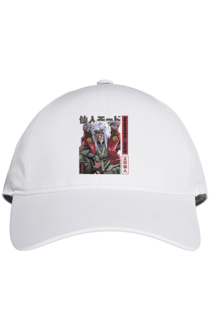 Cap with prints Naruto Jiraiya. Anime, hokage, jiraiya, manga, naruto, shinobi, shonen. 2070702