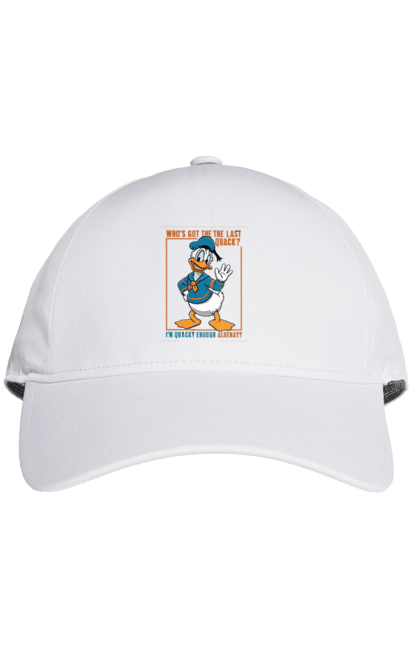 Кепка з принтом "Дональд Дак". Disney, donald duck, дісней, дональд дак, мультсеріал, мультфільм. 2070702