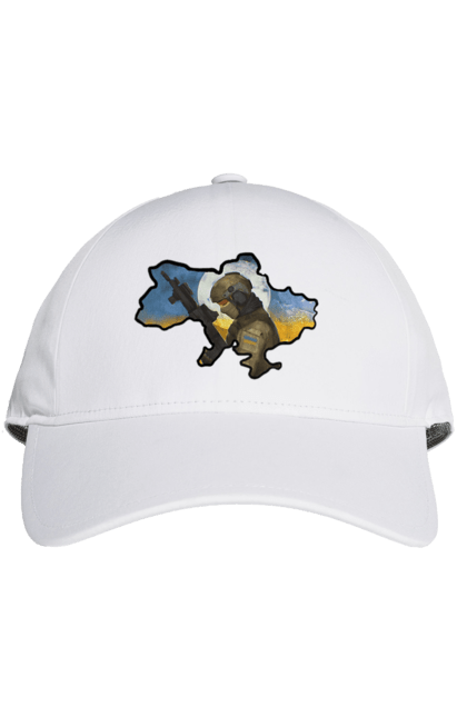 Кепка з принтом "Слава ЗСУ". Вільна нація, воля, героям слава, мир, свобода, слава зсу, слава україні, україна, чисте небо, щасливі люди. 2070702