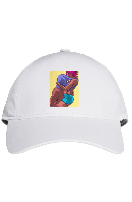 Cap with prints Man Under The T-Shirt In Girls. Boobs, passion. 2070702