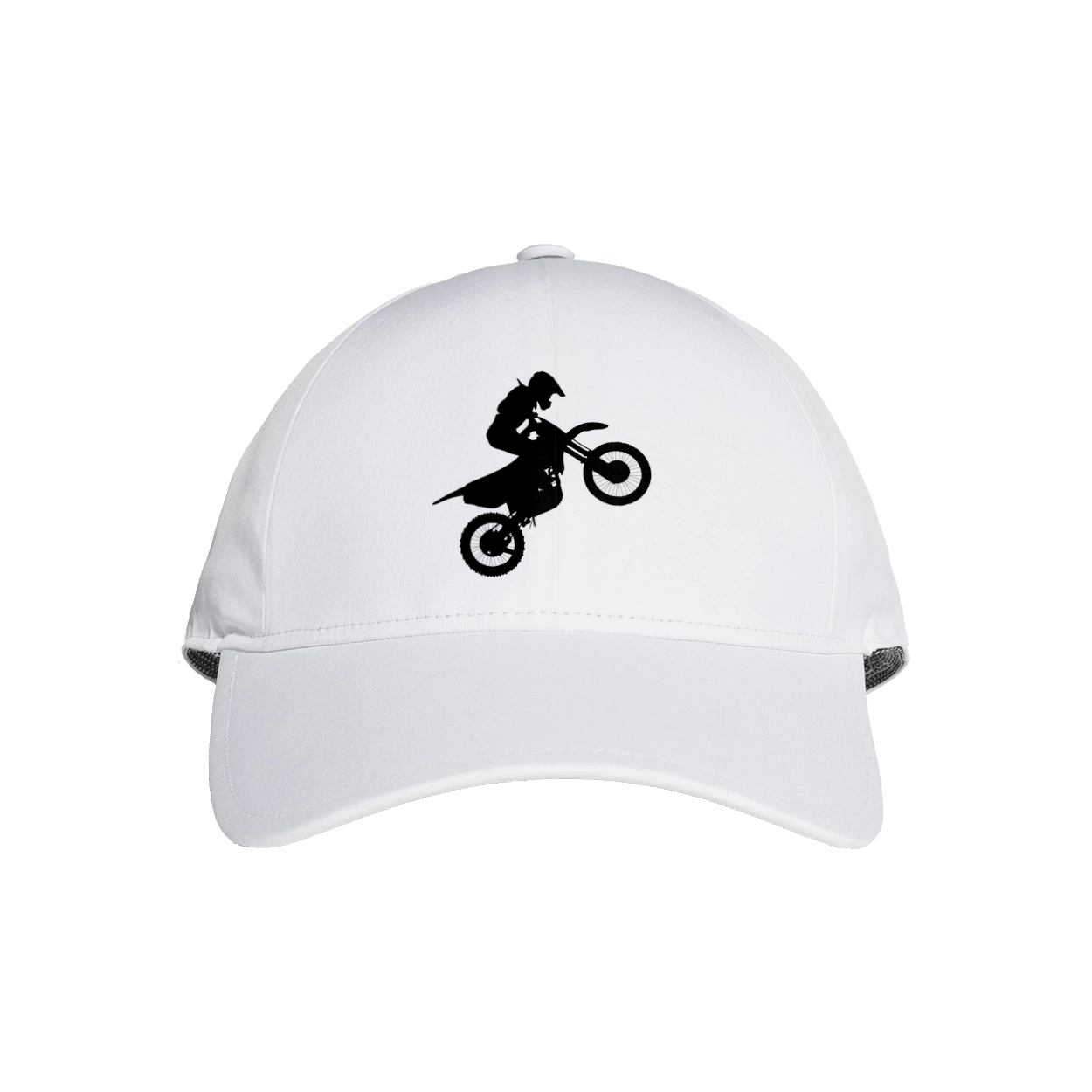 Silhouette Of A Motorcyclist