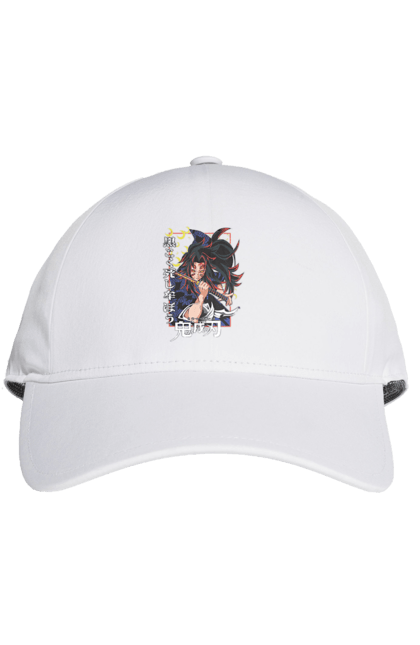 Cap with prints Demon Slayer Kokushibo. Anime, demon slayer, eternal paradise faith, kimetsu no yaiba, kokushibo, manga, nezuko, twelve kizuki, upper rank six. 2070702