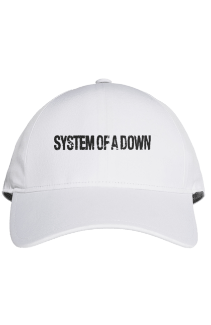 Cap with prints System of a Down. Alternative metal, group, hard rock, heavy metal, metal, music, nu metal, progressive metal, rock, soad. 2070702