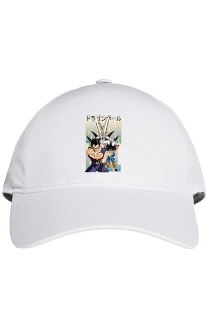 Кепка с принтом Жемчуг дракона. Anime, dragon ball, goku, manga, vegeta, аниме, вегета, гоку, жемчуг дракона, манга. 2070702