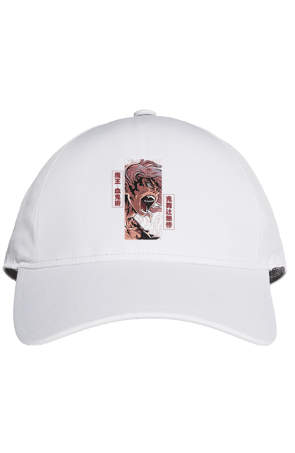 Cap with prints Demon Slayer Muzan. Anime, demon slayer, eternal paradise faith, kimetsu no yaiba, manga, muzan, twelve kizuki, upper rank six. 2070702