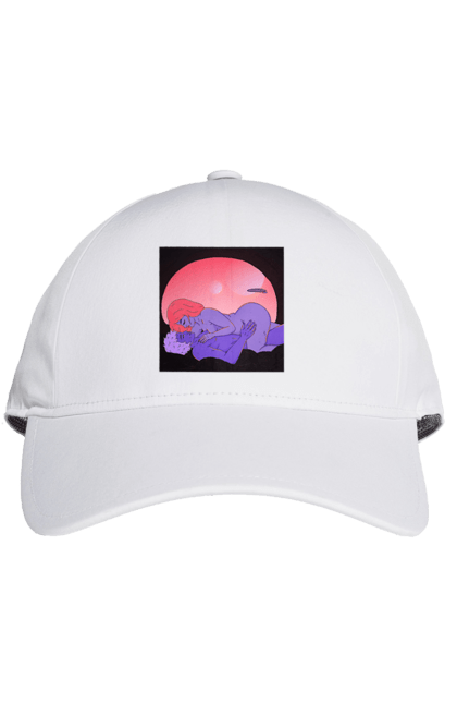 Cap with prints Aliens Girl And Boy. Girl, guy, naked. 2070702