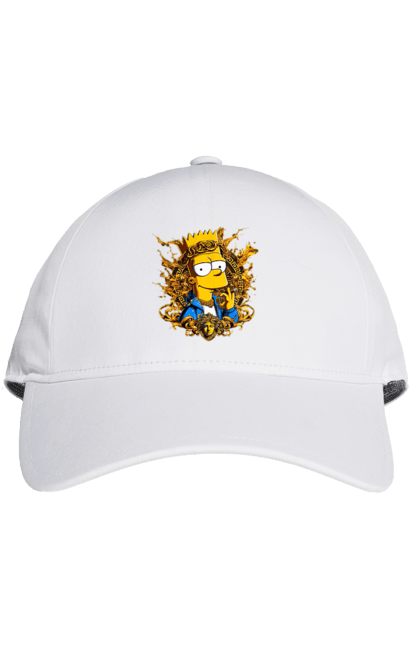 Cap with prints Bart Simpson Versace. Bart, cartoon, serial, simpson, versace. 2070702