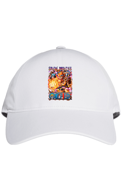 Cap with prints One Piece Portgas D. Ace. Anime, fire fist, gol d. ace, manga, one piece, portgas d. ace, straw hat pirates. 2070702