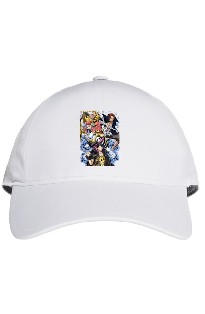 Cap with prints One Piece Luffy. Anime, luffy, manga, monkey de luffy, one piece, pirates. 2070702