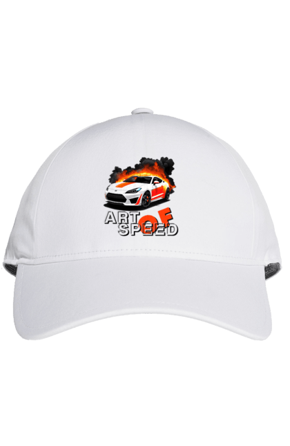 Кепка з принтом "Швидкість". Авто, автомобіль, автомобільний, гонка, швидкість. 2070702