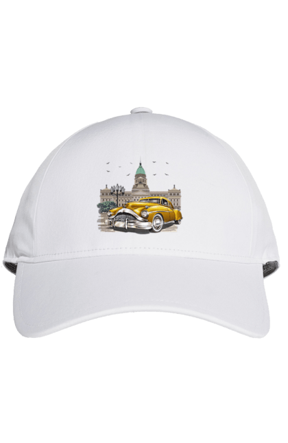 Кепка з принтом "Автомобіль та архітектура модерн". Автомобіль, архітектура, модерн. 2070702