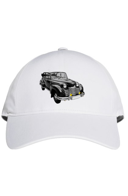 Кепка з принтом "Авто.5". Авто, професійне фото, ретро авто, фото, чорний колір. 2070702