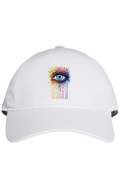 Кепка з принтом "Барвисто Тече Око". Очей, фарби. 2070702