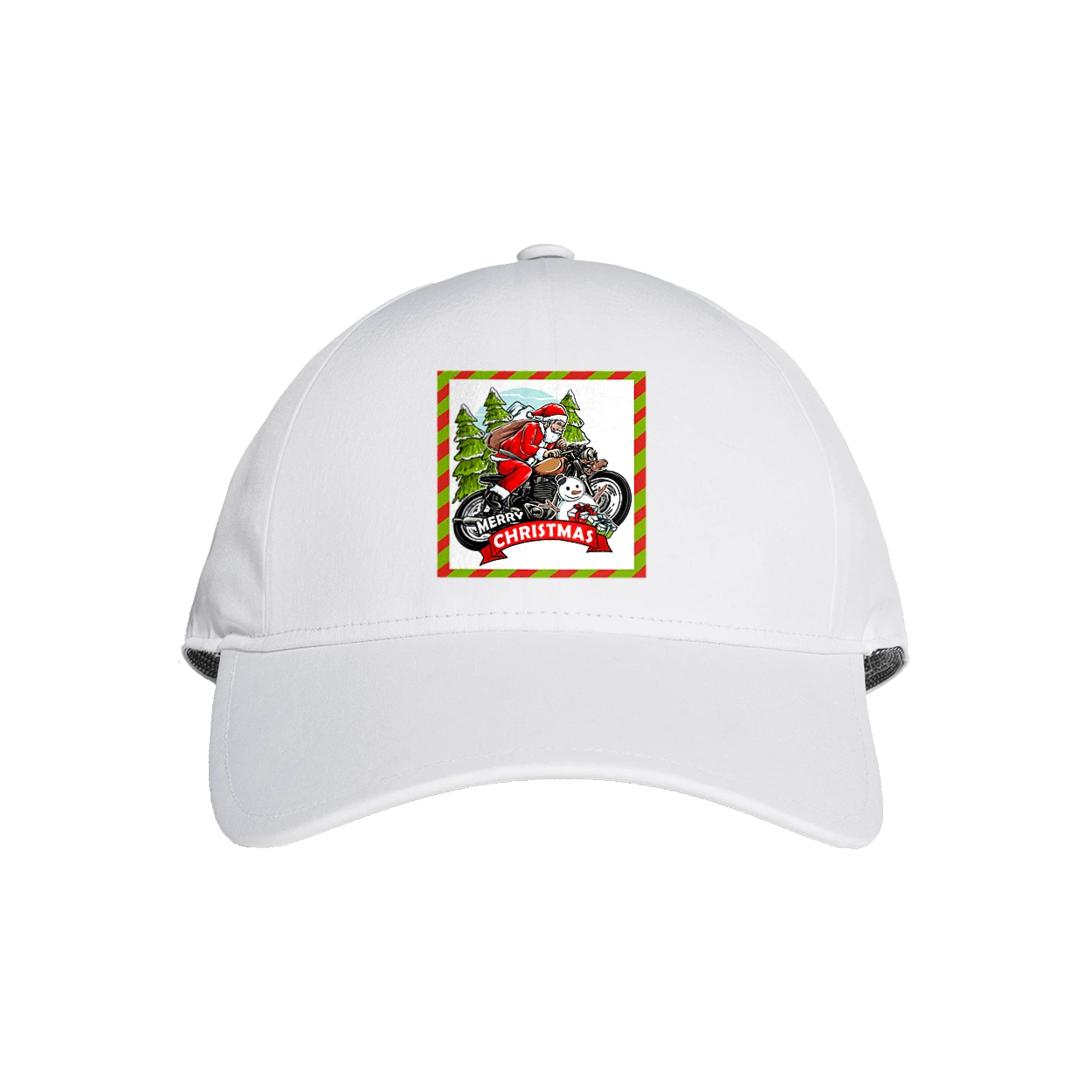 Santa on a motorcycle