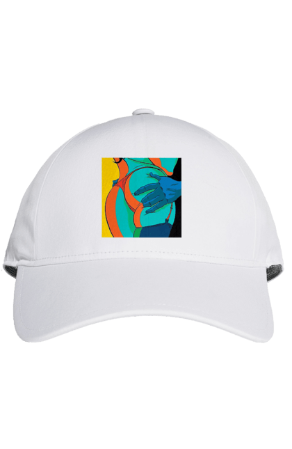 Кепка з принтом "Жіноча Попа В Чоловічих Руках". Гола, жопа, ляпас. 2070702